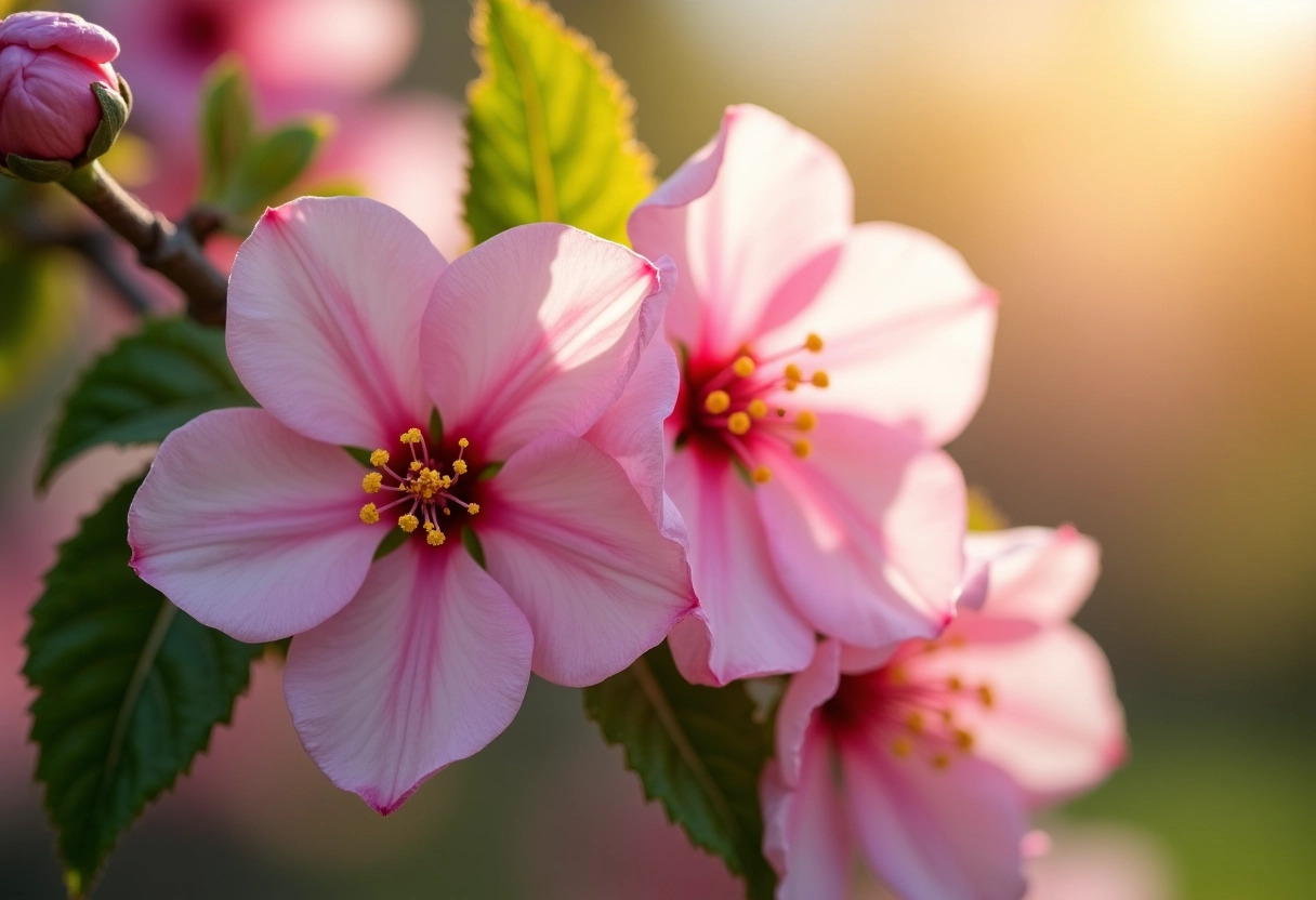 arbre fleurs